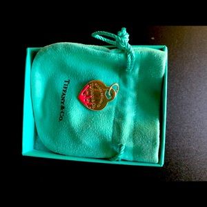 Tiffany co. Color Splash Heart pendant silver